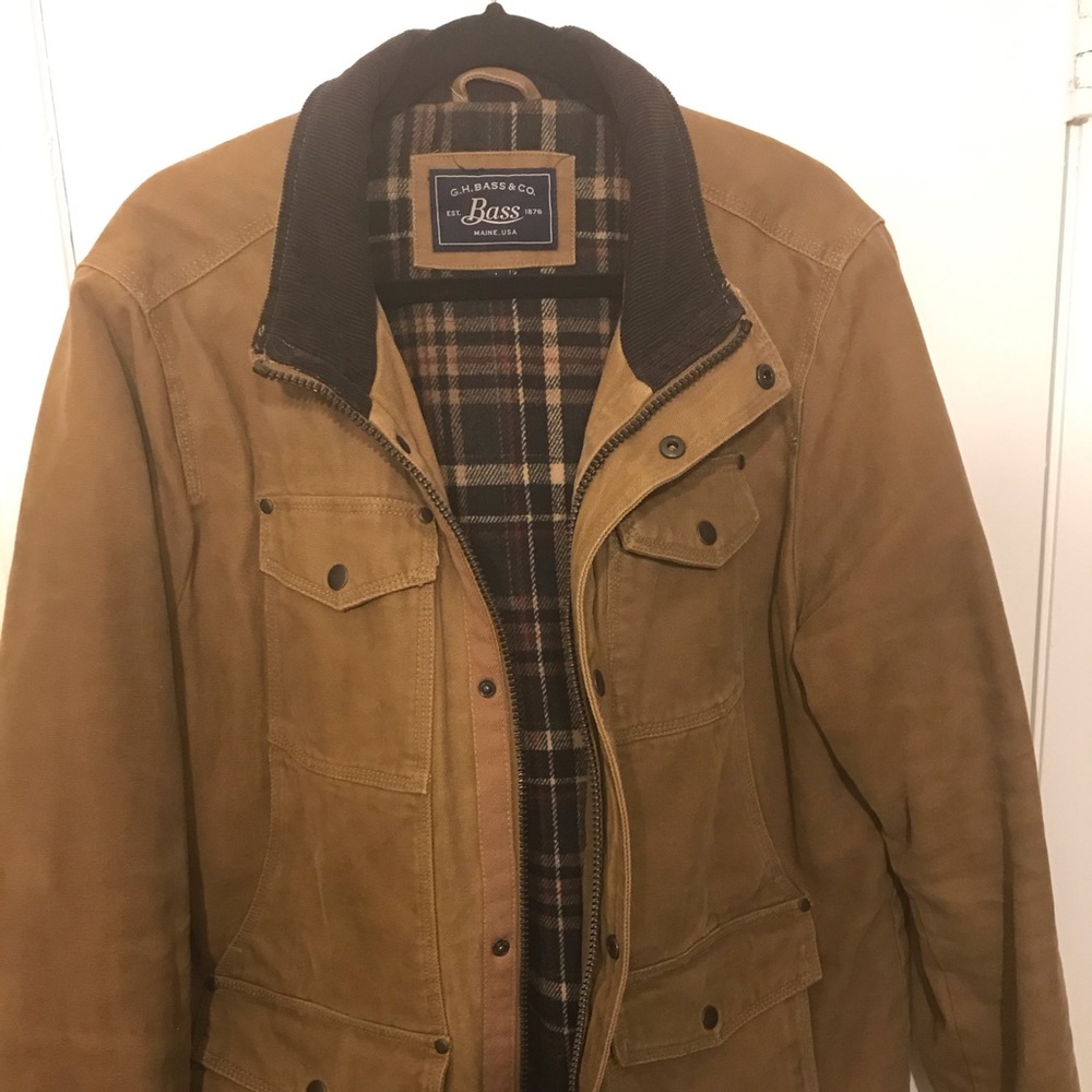 G.H. Bass Flannel Lined Chore Coat